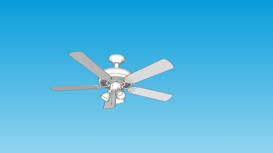 Ceiling Fan as modeled Live!