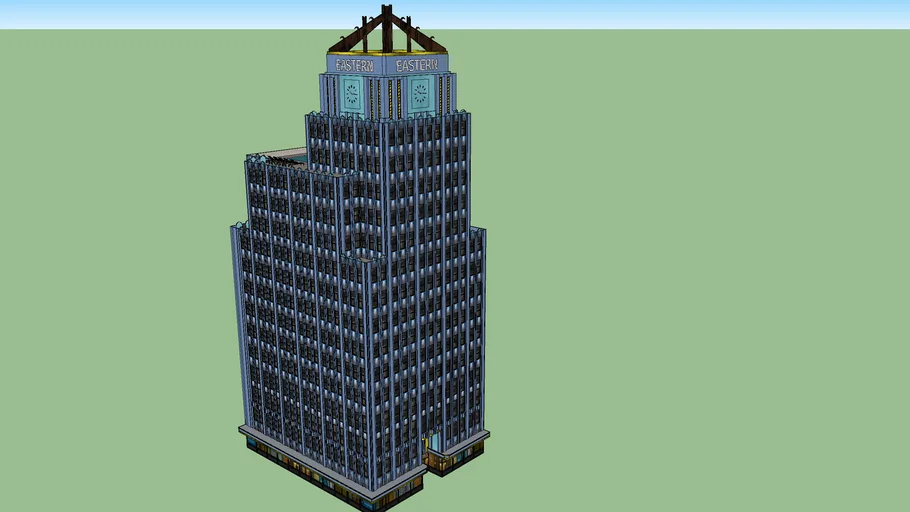 The Eastern Columbia Building (Ready for 3D Print STL file)