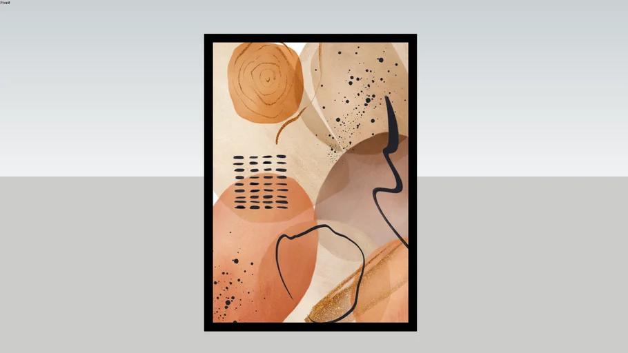 Quadro Decorativo Abstrato