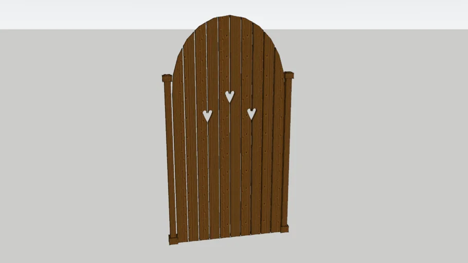wooden gate