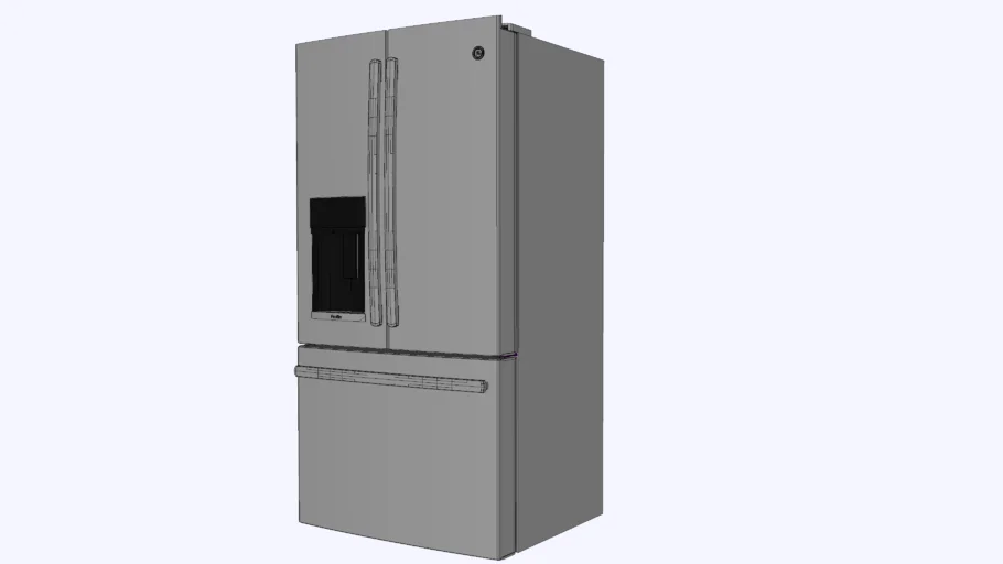 Refri - Refrigerador - Refrigerator - GE 18.6 Cu. - 36 inch