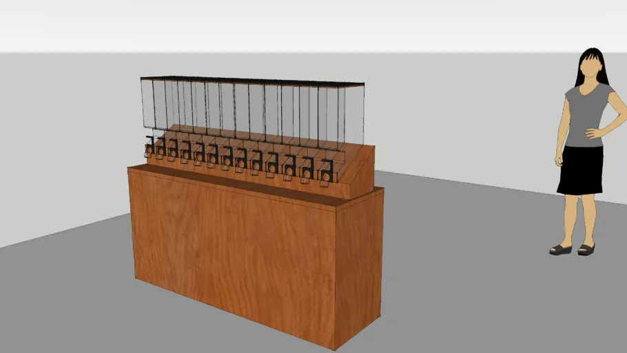 Expositor dispenser granel