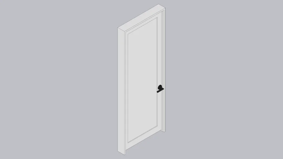puerta blanca