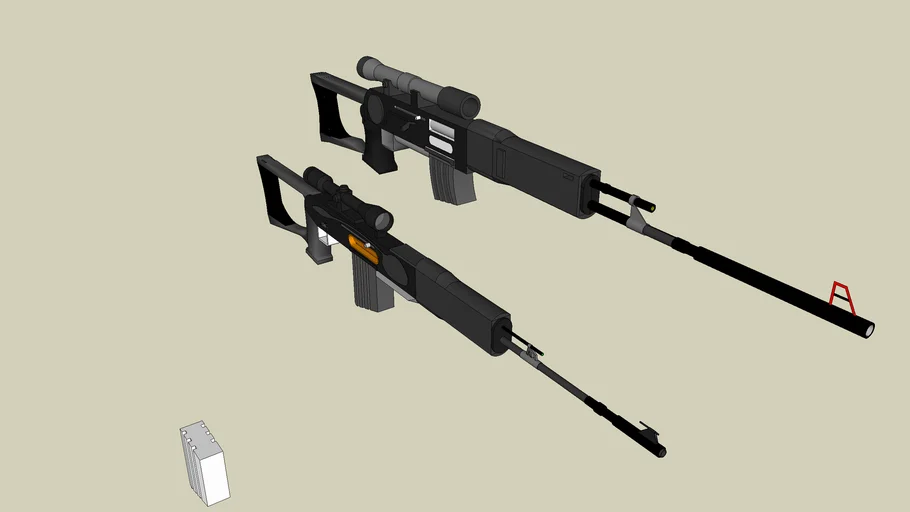 Dragunov Sniper Rifle and PSK-12-A1
