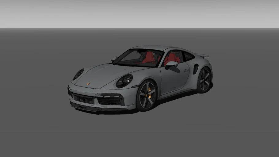 2021 Porsche 911 Turbo S (992) | 3D Warehouse
