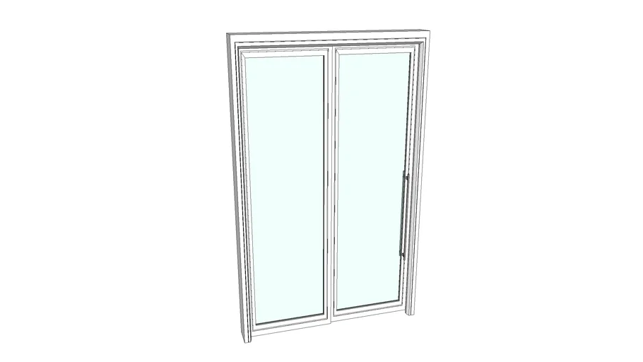 PORTA CORRER PVC 2 FOLHAS