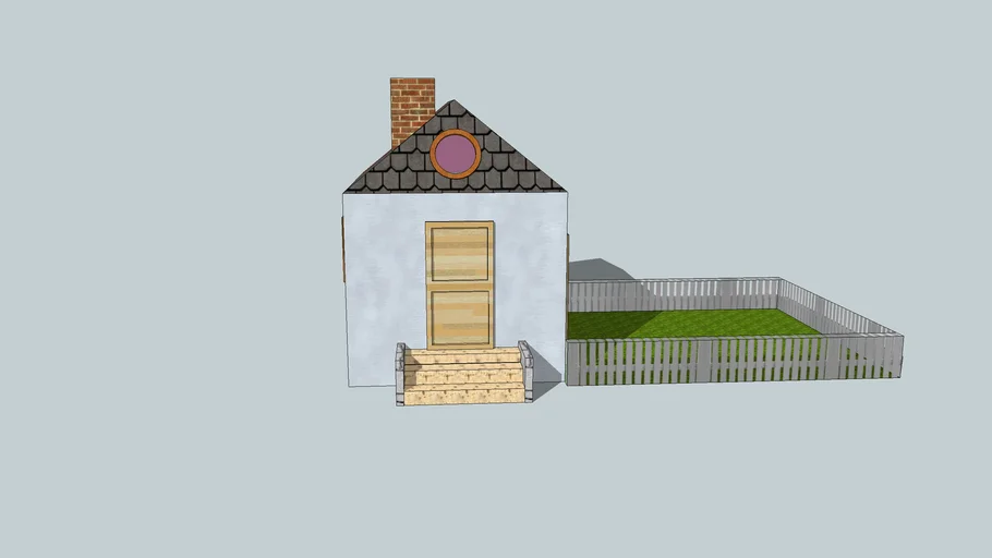 Casa con jardin