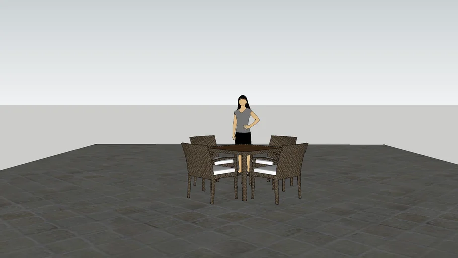 Outdoor Table & Chair