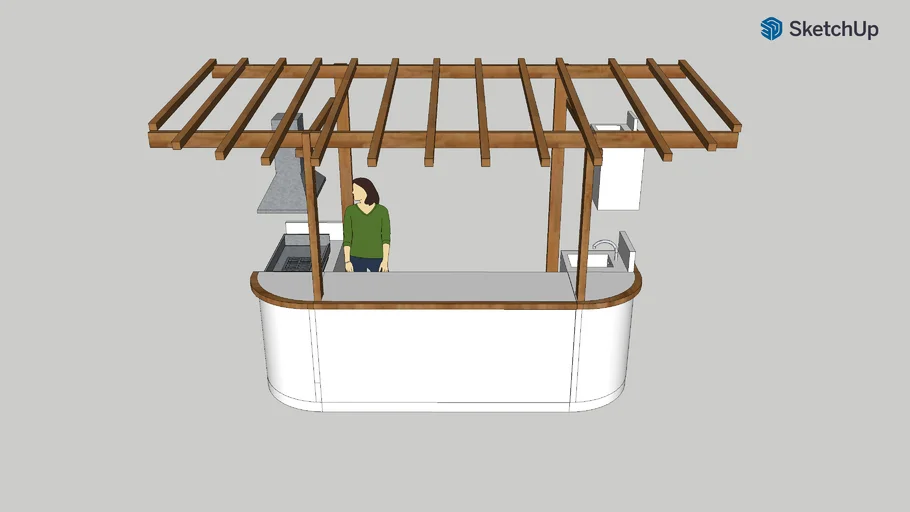 KI BBQ Stand