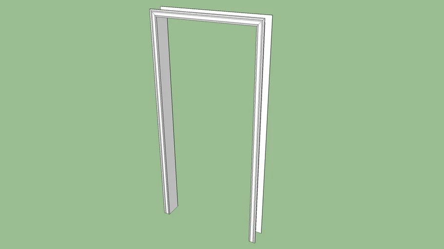 3' wide door frame