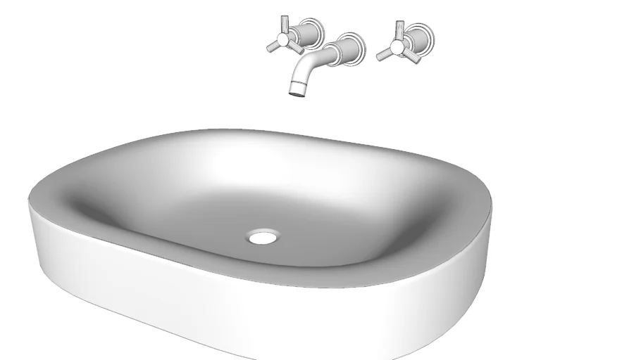 Round Wash basin