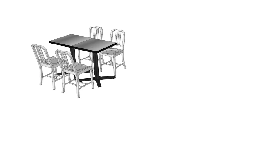 Restaurant Chair and Table