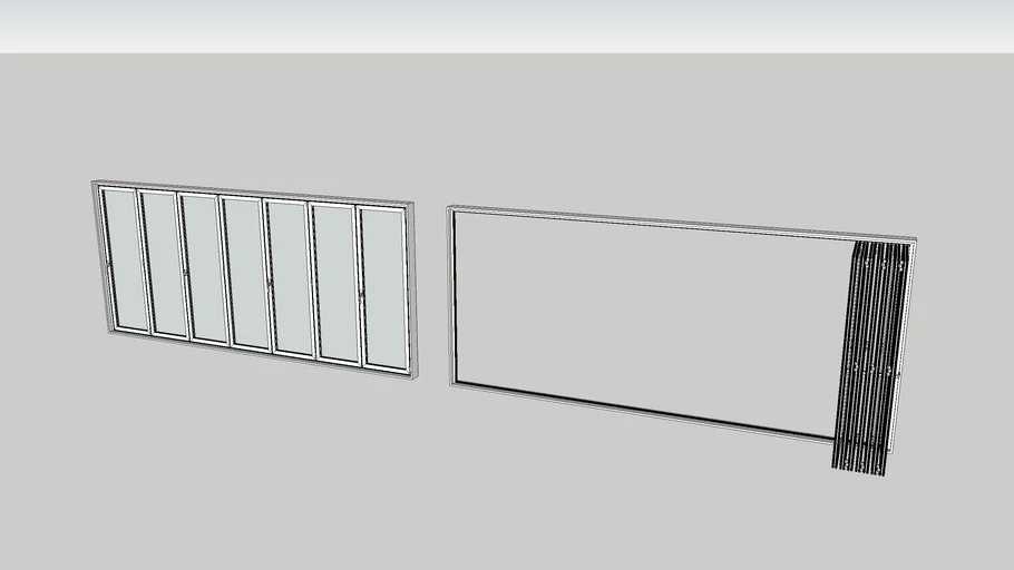 Porta Camarão 480x15x212 - Fechado e aberto