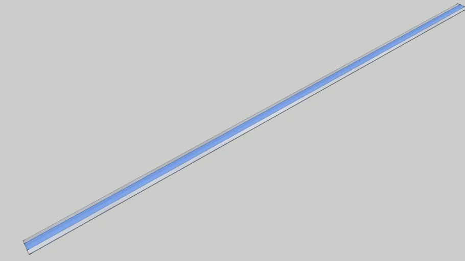 Led strip aluminium profile