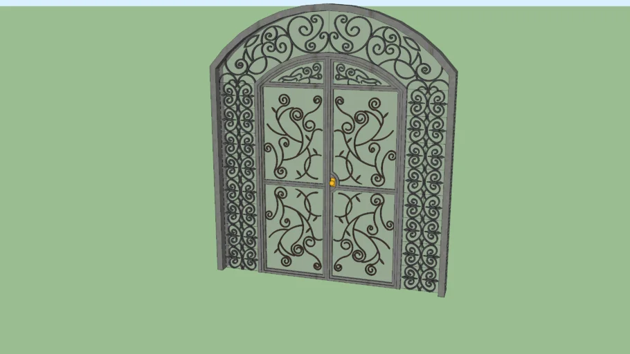 Large Metal Door