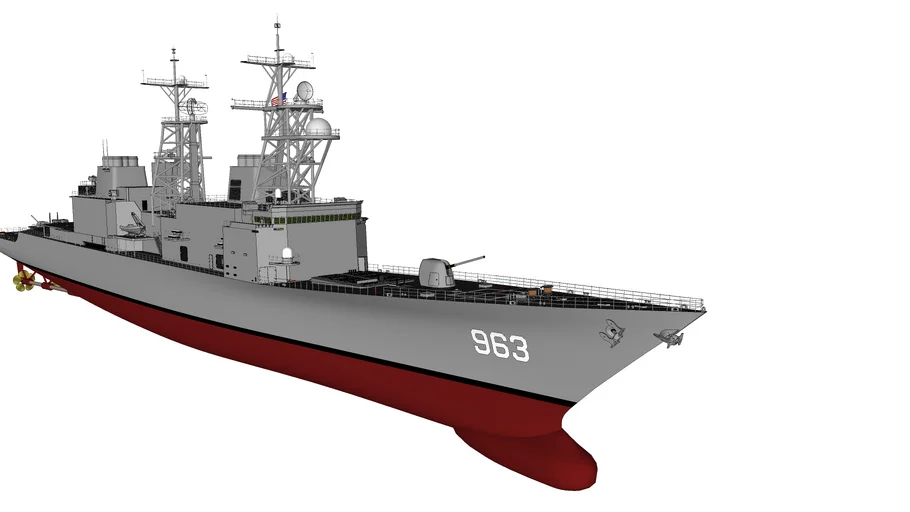 Destroyer USS Spruance DD-963