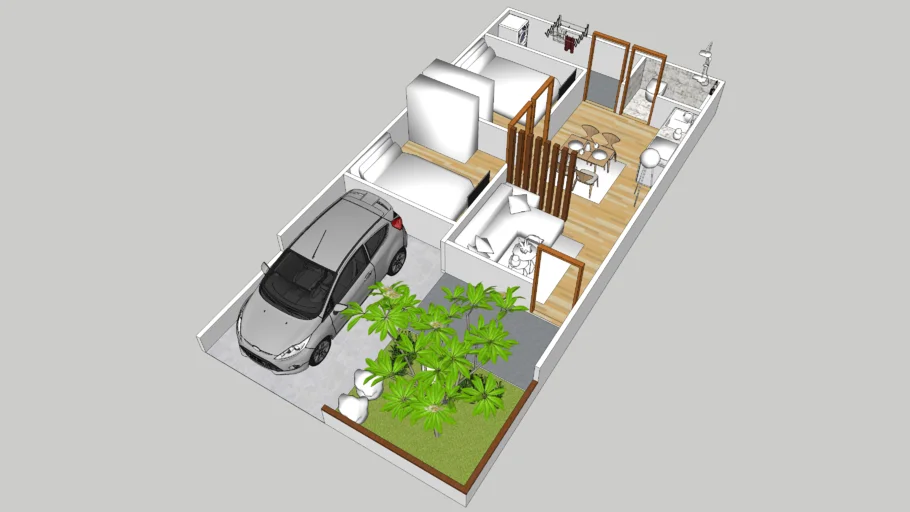 DENAH RUMAH MODERN