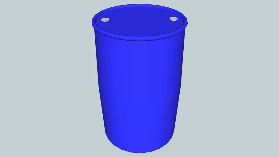 Plastic drum