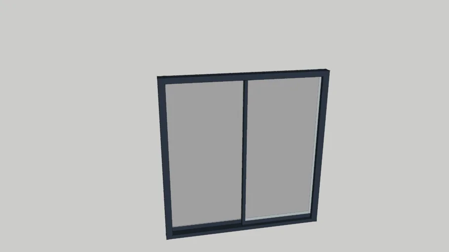 Porte fenêtre coulissante 200 x 205 Alloy Alu RAL 7016 bicolore