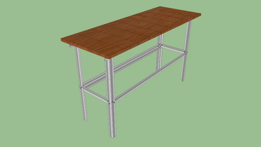 MESA DE TRABAJO DESARMABLE - DISASSEMBLED WORK TABLE