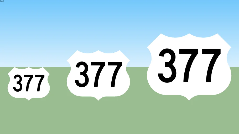U.S. 377 Sign