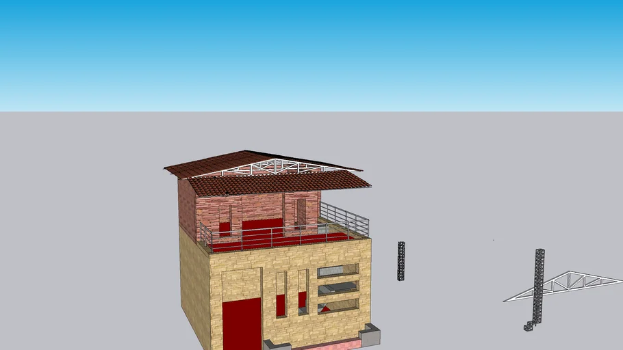 Terraza - Estructura metálica