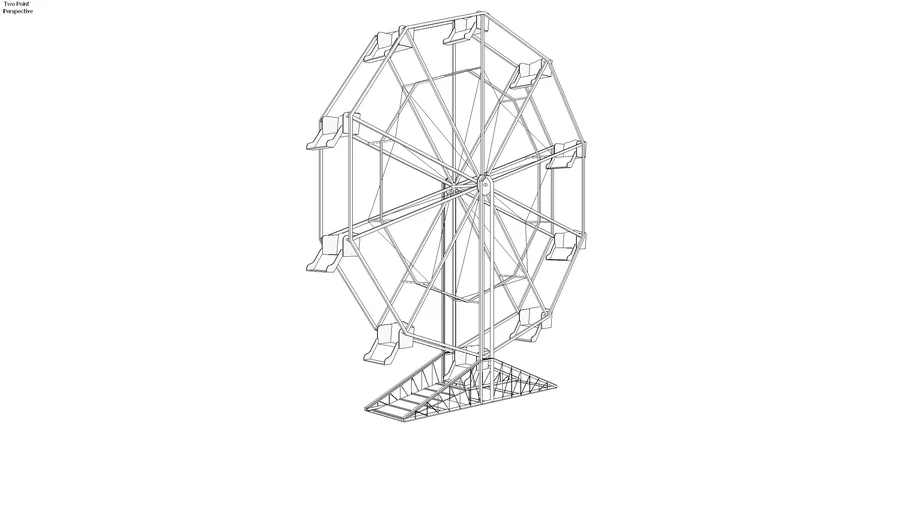 Low Poly Ferris Wheel