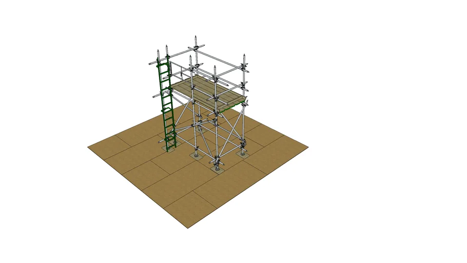 Tube and Clamp Scaffold