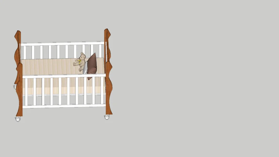 Berço Mini Cama 3 em 1 Soninho