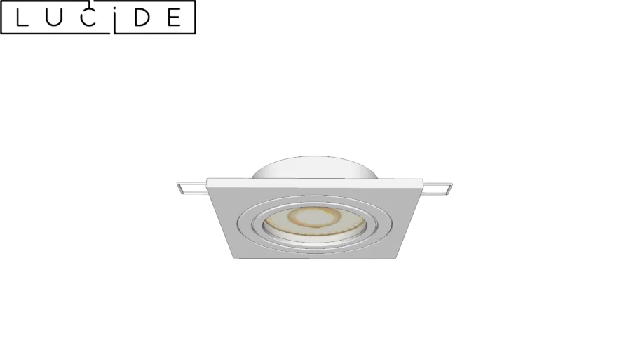 Lucide TUBE - Recessed spotlight - 1xGU10 - White