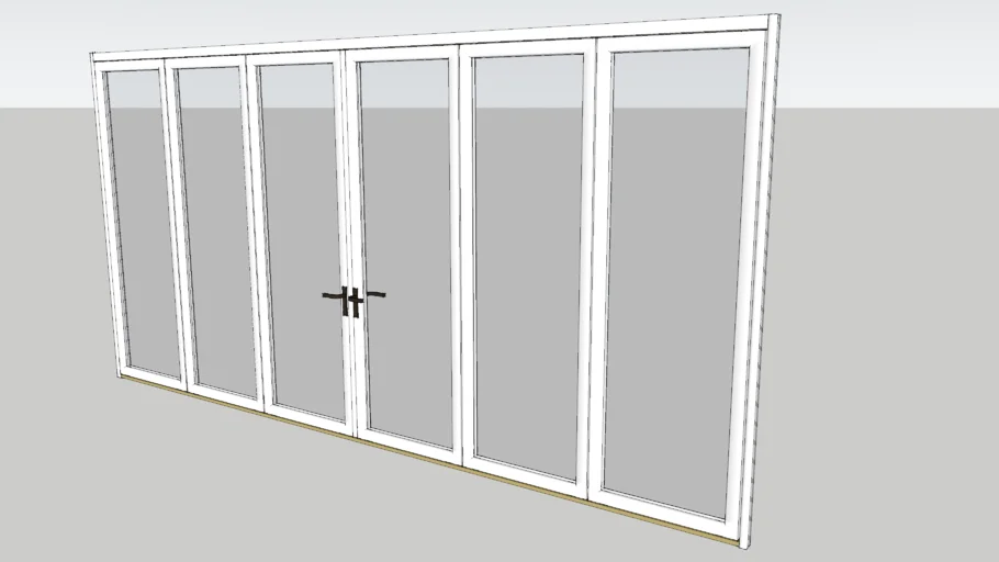 NanaWall WD65 - Wood Framed Folding/Paired Panel System For Special App
