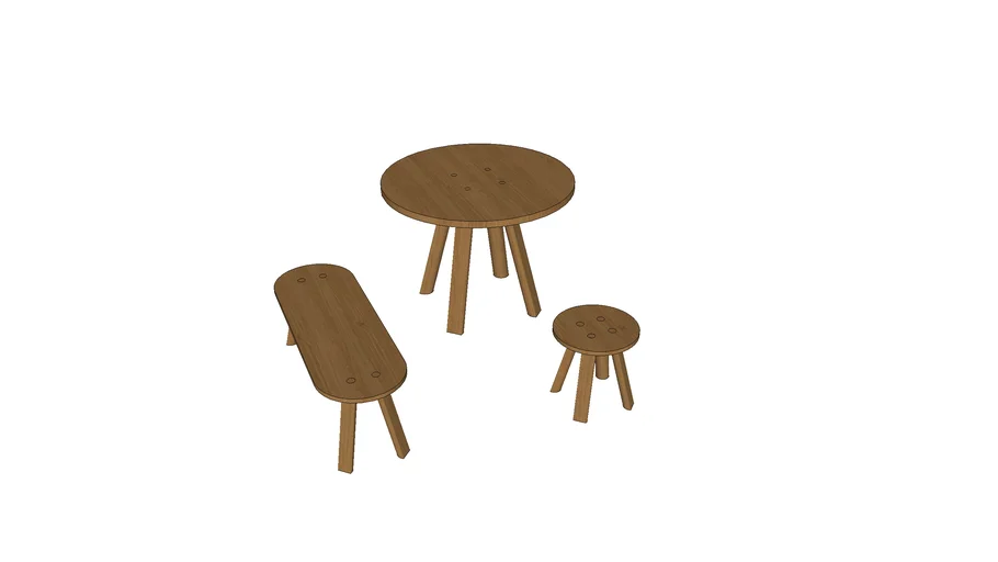 Buzzi Milk Table by Pooh