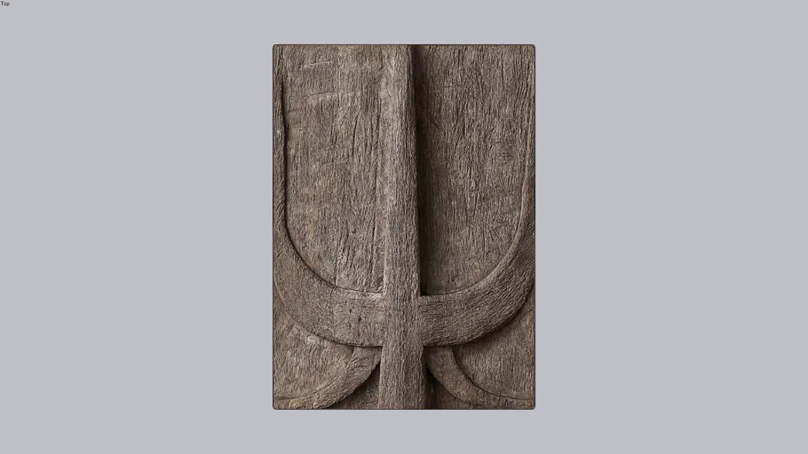 Decorative wooden panel for wall 1