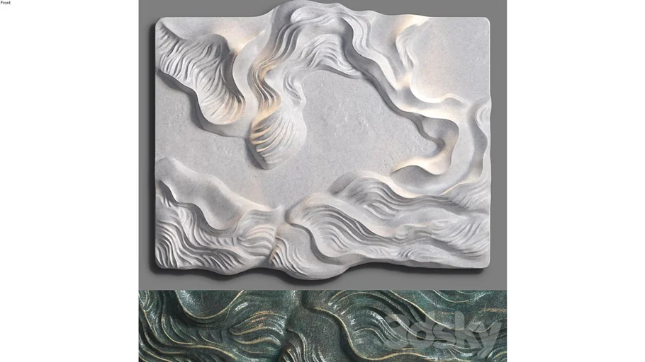 Wall-art Sculpture  3dsky