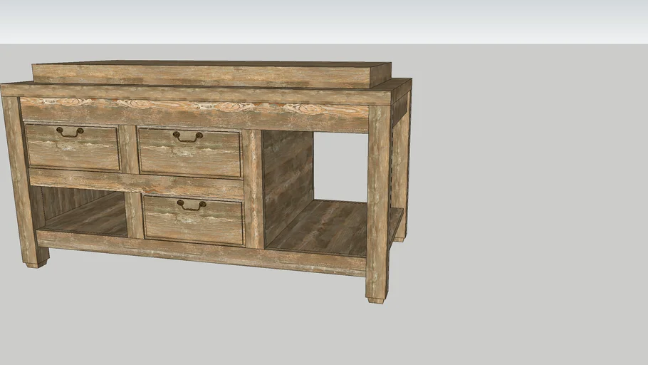 Mesa rustica
