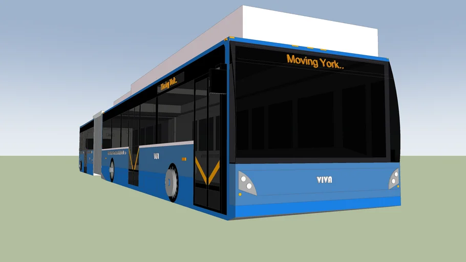 Viva Bus ( York Reigonal Transit) articulated | 3D Warehouse