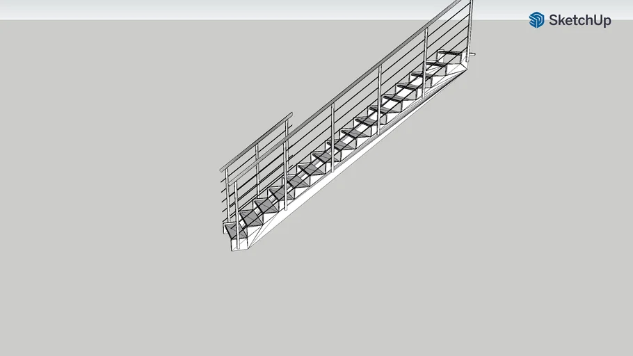 Escalier droit