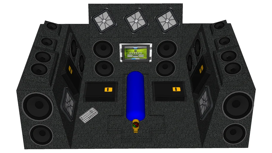 hummer h2 custom subwoofer box