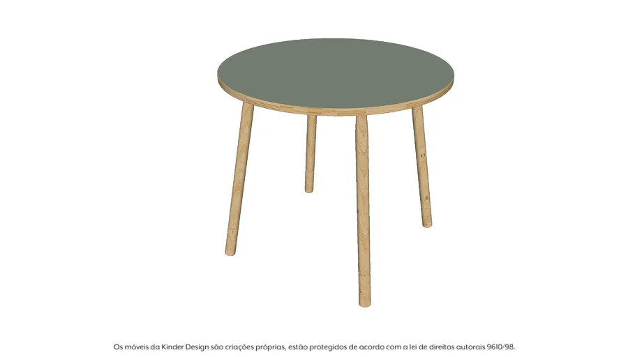 Mesa Kinder Redonda  Teen - Kinder Design