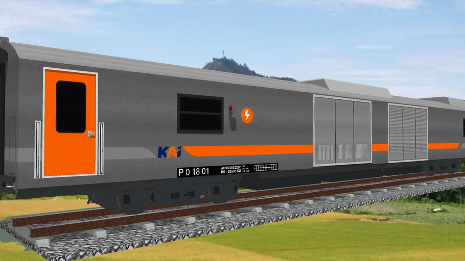 Kereta Pembangkit Listrik Stainless Steel 2018 (P)