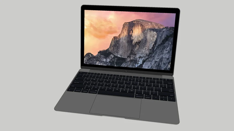 The new MacBook Space Grey