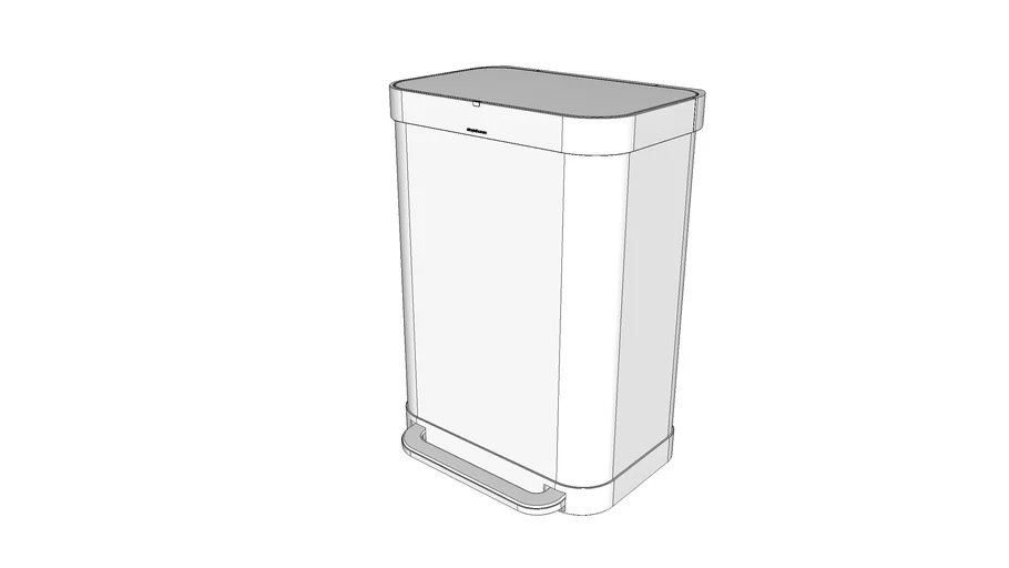 Rectangular Step Can - Simplehuman