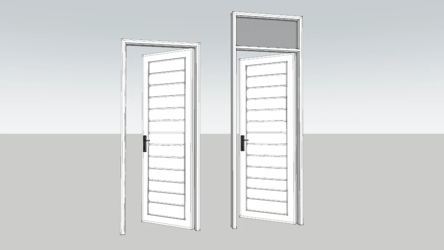 Kusen dan Pintu Aluminium/Aluminium Door and Frame