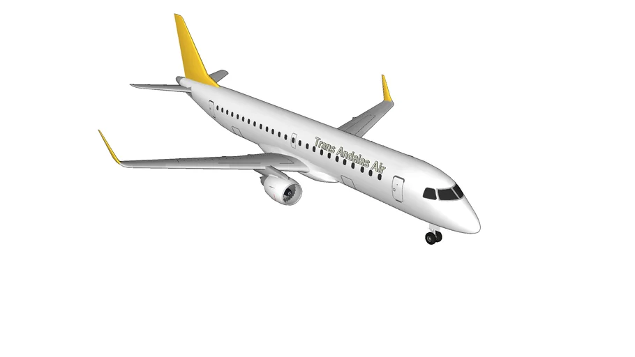 Trans Andalas Airlines (2017-Fictional) ERJ-190 