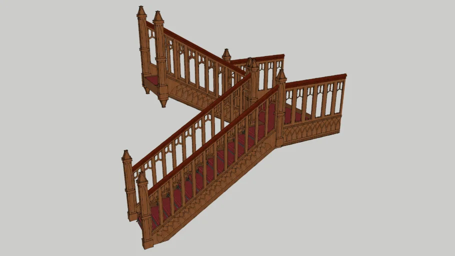 Gothic Staircase A_J_ARB 180 turn