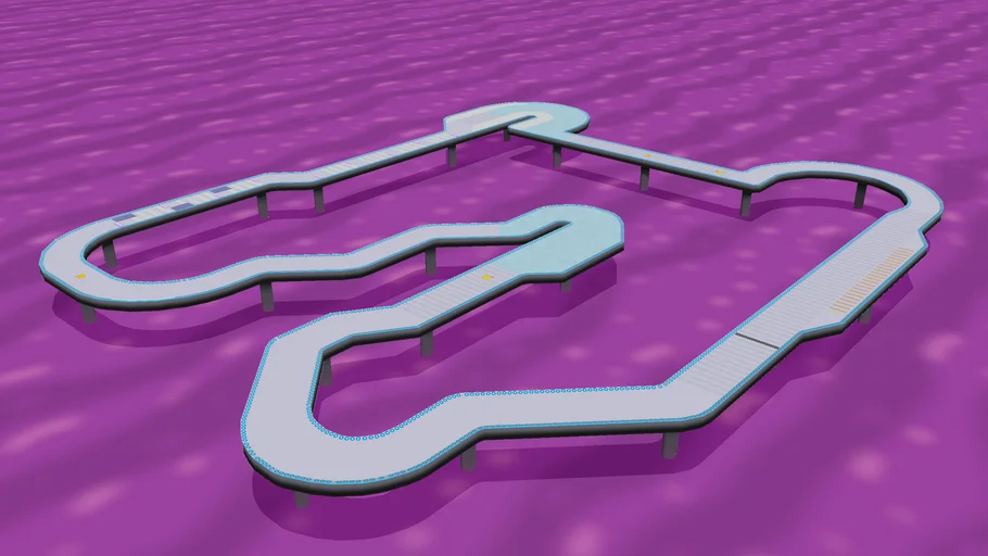 SNES F-ZERO White Land 1 - Mario Kart Wii Custom Track  (Version 1)
