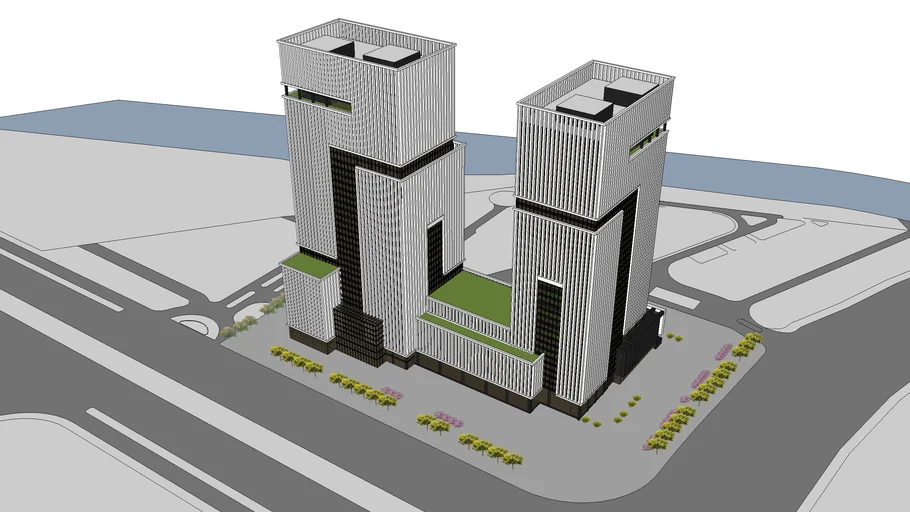 Nhà cao tầng 18 - High-rise buildings 18 | 3D Warehouse