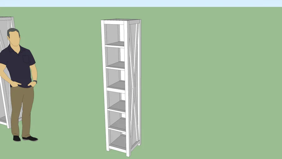 Farmhouse Tall Shelf