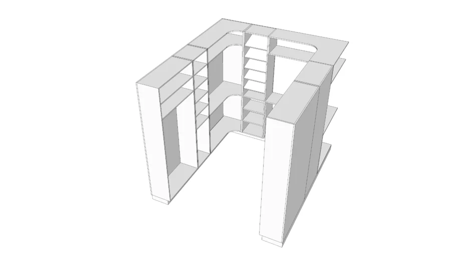 Walk in closet design