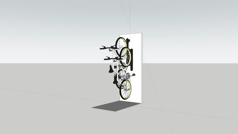 K2 Vertical Bike Rack | BiCYCLEPARKING.COM